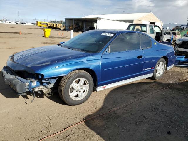 CHEVROLET MONTE CARL 2003 blue coupe gas 2G1WX12K339367956 photo #1