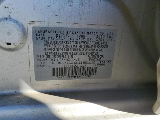 2015 NISSAN VERSA NOTE - 3N1CE2CP9FL411138
