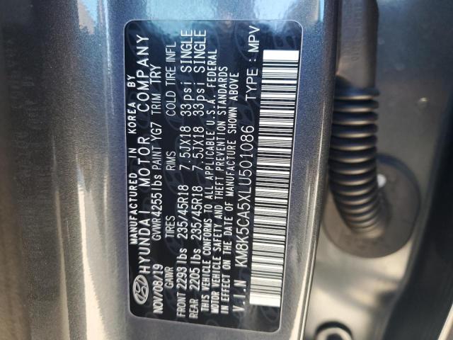 2020 HYUNDAI KONA ULTIM - KM8K5CA5XLU501086