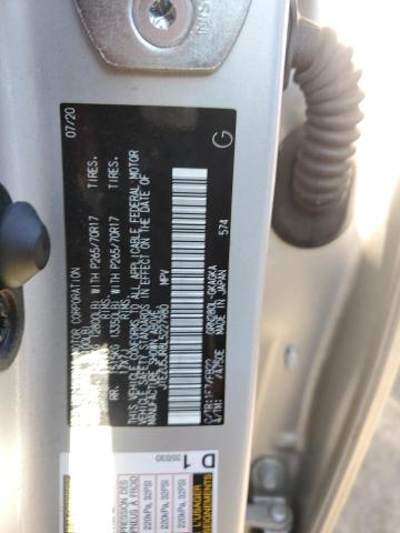 2020 TOYOTA 4RUNNER SR - JTEZU5JR8L5227980