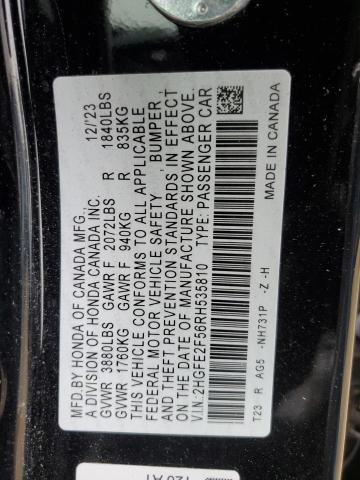 2024 HONDA CIVIC SPOR - 2HGFE2F56RH535810