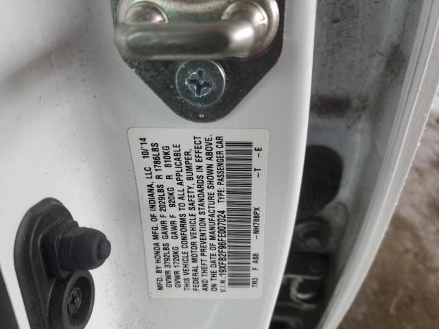2015 HONDA CIVIC EXL - 19XFB2F96FE007024