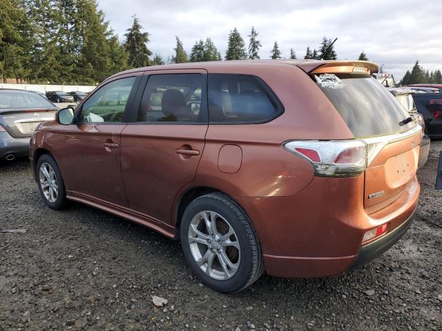 MITSUBISHI OUTLANDER 2014 orange  gas JA4AZ3A32EZ002186 photo #3