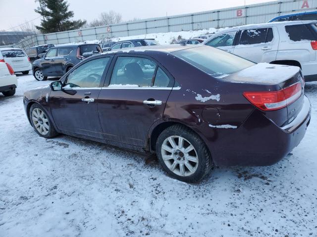 LINCOLN MKZ 2011 burgundy sedan 4d gas 3LNHL2JC5BR756372 photo #3