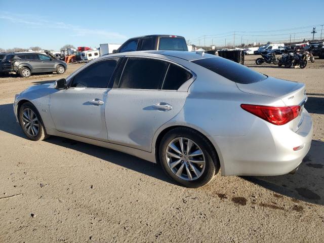 INFINITI Q50 PREMIU 2017 silver  Gasoline JN1EV7AP1HM744497 photo #3