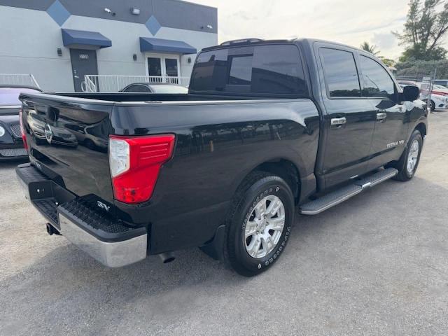 NISSAN TITAN S 2018 black  gas 1N6AA1EK7JN542912 photo #4