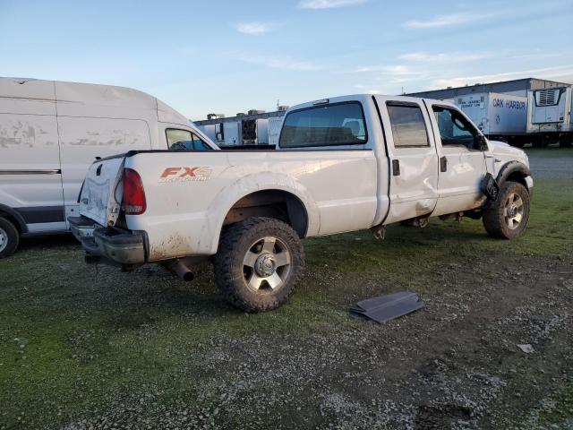 FORD F350 SRW S 2005 white  diesel 1FTWW31P35EB10427 photo #4