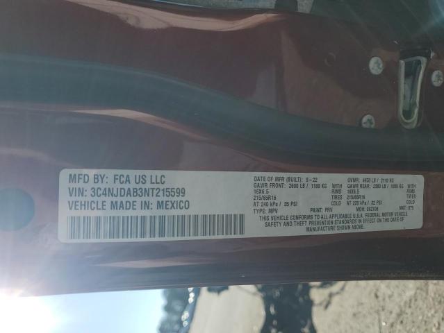 2022 JEEP COMPASS SP - 3C4NJDAB3NT215599