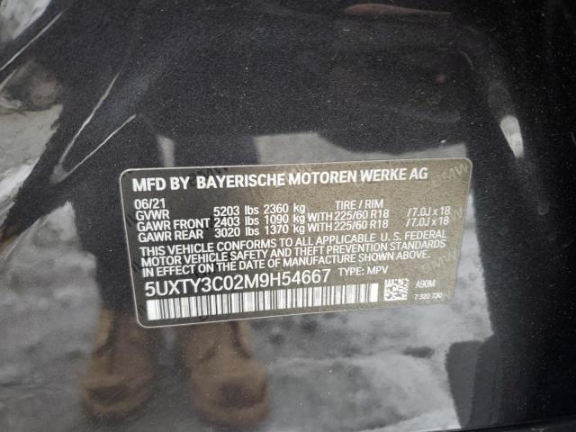2021 BMW X3 SDRIVE3 - 5UXTY3C02M9H54667