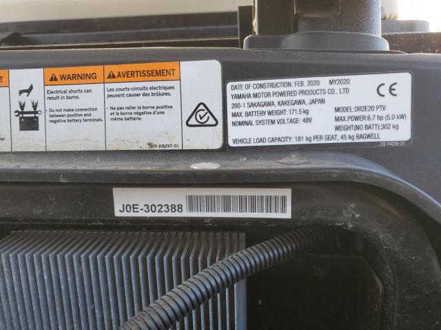 2020 YAMAHA GOLF CART J0E302388