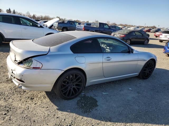 BMW 645 CI AUT 2005 silver  gas WBAEH73455B193325 photo #4