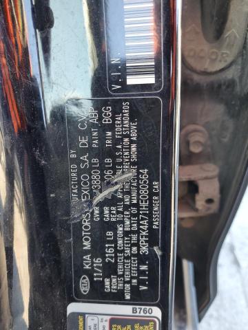 2017 KIA FORTE LX - 3KPFK4A71HE080564