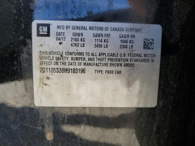 2017 CHEVROLET IMPALA LT - 2G1105S38H9183196