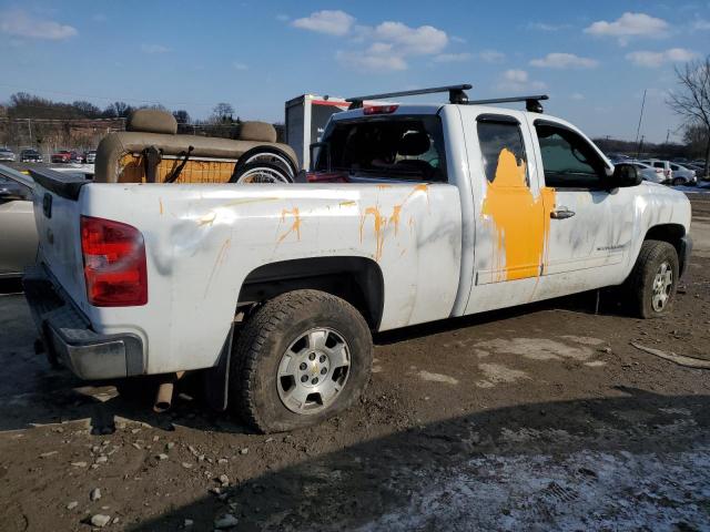 CHEVROLET SILVERADO 2011 white 4dr ext flexible fuel 1GCRKSE35BZ310997 photo #4