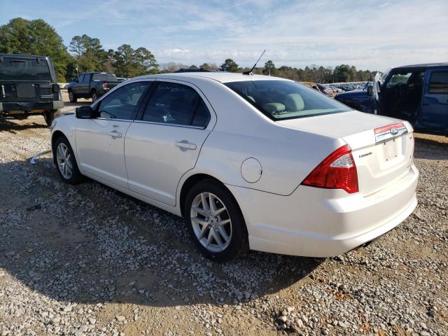 FORD FUSION SEL 2012 white sedan 4d flexible fuel 3FAHP0JG4CR196559 photo #3