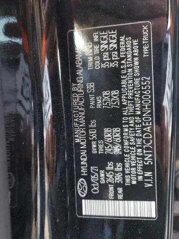 2022 HYUNDAI SANTA CRUZ 5NTJCDAE0NH006552