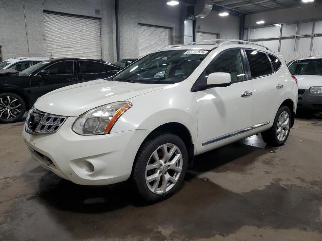 NISSAN ROGUE S 2013 white  gas JN8AS5MV0DW122107 photo #1