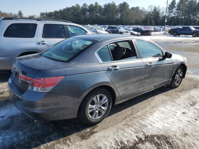 HONDA ACCORD LXP 2011 gray sedan 4d gas 1HGCP2F45BA030009 photo #4