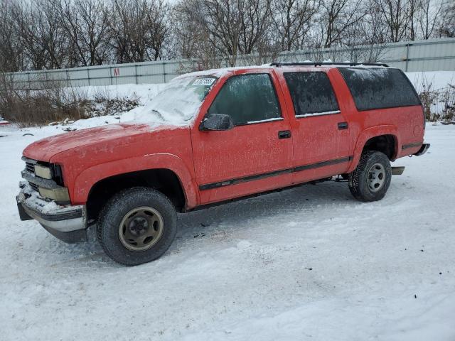 CHEVROLET SUBURBAN C 1997 red 4dr spor gas 3GNEC16RXVG182115 photo #1