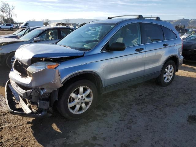 HONDA CR-V EX 2009 blue  gas JHLRE48569C008778 photo #1