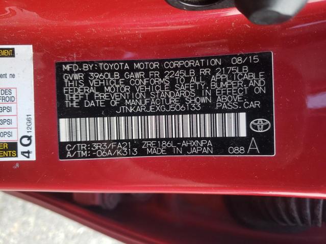 2016 TOYOTA SCION IM - JTNKARJEXGJ506133