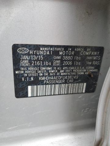 2015 HYUNDAI ELANTRA SE - KMHDH4AE0FU438249
