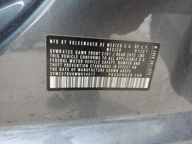 2021 VOLKSWAGEN JETTA S 3VWC57BU8MM034517