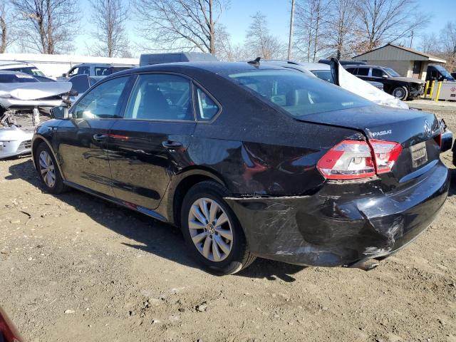 VOLKSWAGEN PASSAT 2015 black  gas 1VWAT7A35FC005115 photo #3