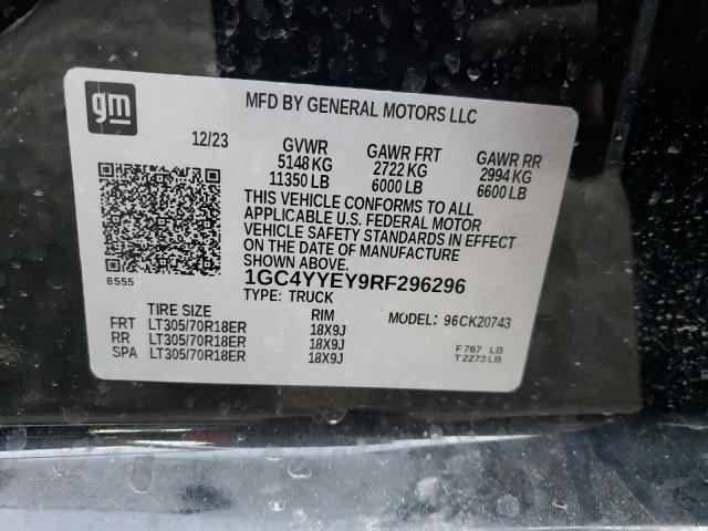 2024 CHEVROLET 2500 - 1GC4YYEY9RF296296