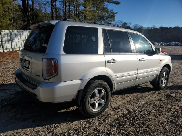 HONDA PILOT EX 2006 silver  gas 5FNYF18696B009533 photo #4