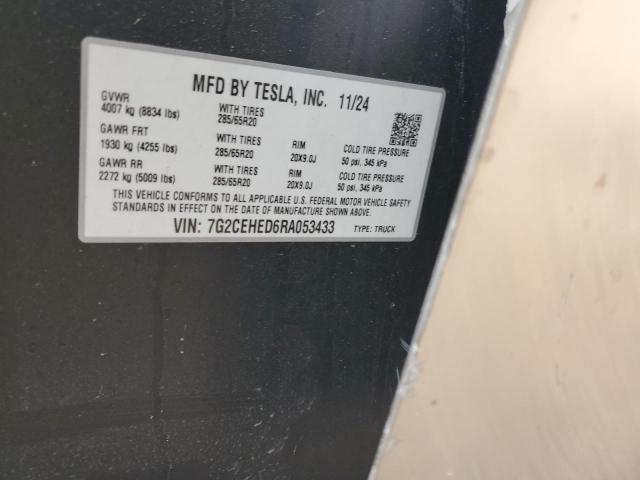 2024 TESLA CYBERTRUCK 7G2CEHED6RA053433
