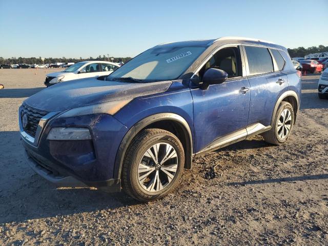 NISSAN ROGUE SV 2022 blue  Gasoline 5N1BT3BA6NC724011 photo #1