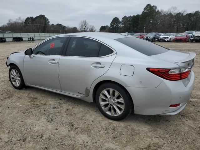 LEXUS ES 300H 2013 silver sedan 4d hybrid engine JTHBW1GG3D2015018 photo #3