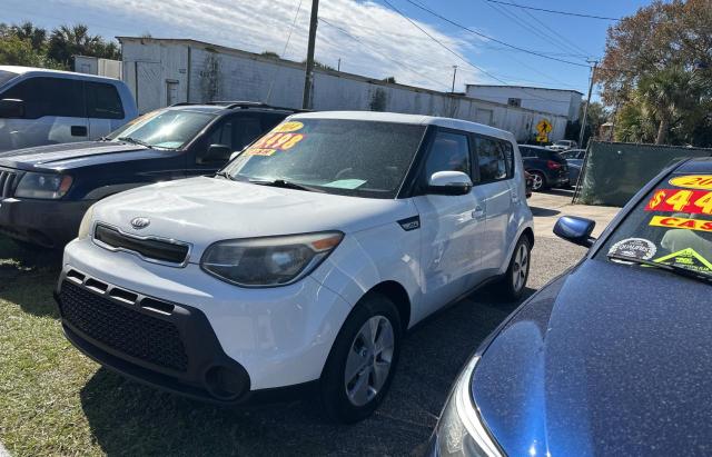 KIA SOUL + 2014 white 4dr spor gas KNDJP3A55E7009268 photo #3