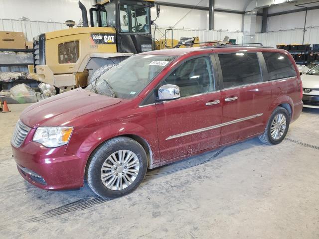 CHRYSLER TOWN & COU 2015 maroon sports v flexible fuel 2C4RC1CG4FR546487 photo #1