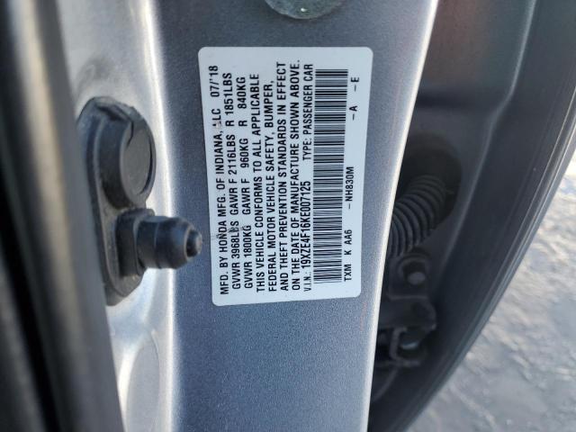 2019 HONDA INSIGHT LX 19XZE4F16KE007125