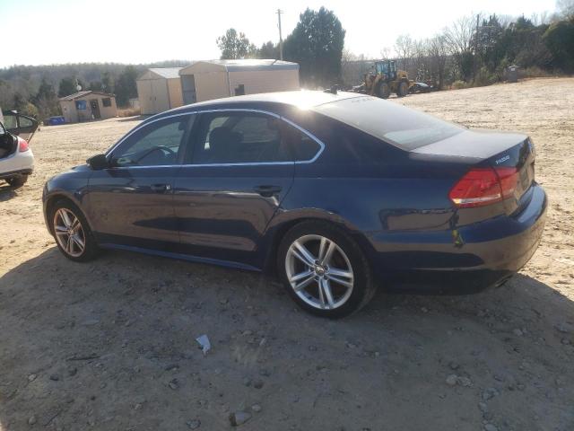 VOLKSWAGEN PASSAT SE 2014 blue  gas 1VWBT7A34EC060349 photo #3