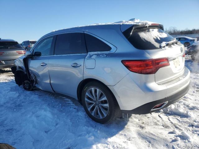 ACURA MDX TECHNO 2014 silver  gas 5FRYD4H46EB043349 photo #3