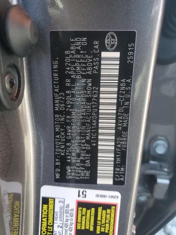 2023 TOYOTA CAMRY LE 4T1C11AK0PU177632