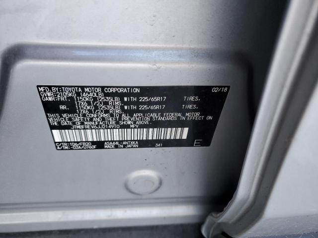 2018 TOYOTA RAV4 LE - JTMBFREV6JJ214910