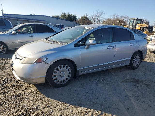 HONDA CIVIC LX 2007 silver  gas 1HGFA16517L079852 photo #1