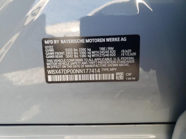 2022 BMW X3 SDRIVE3 - WBX47DP00NN177414