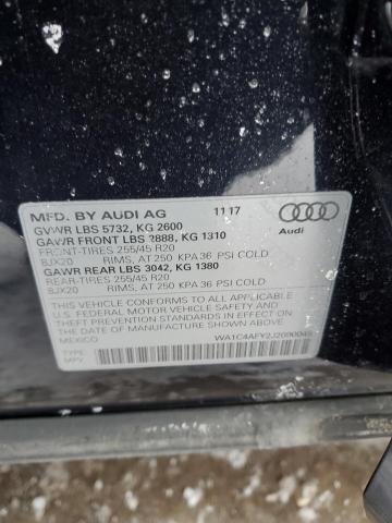 2018 AUDI SQ5 PRESTI WA1C4AFY2J2090045