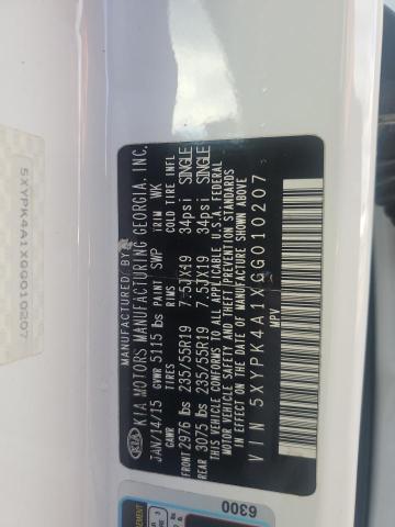 2016 KIA SORENTO SX - 5XYPK4A1XGG010207