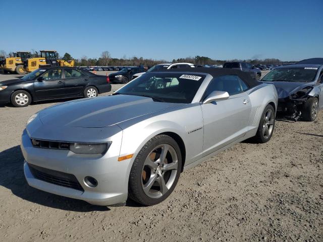 CHEVROLET CAMARO LT 2014 silver  gas 2G1FB3D32E9182283 photo #1