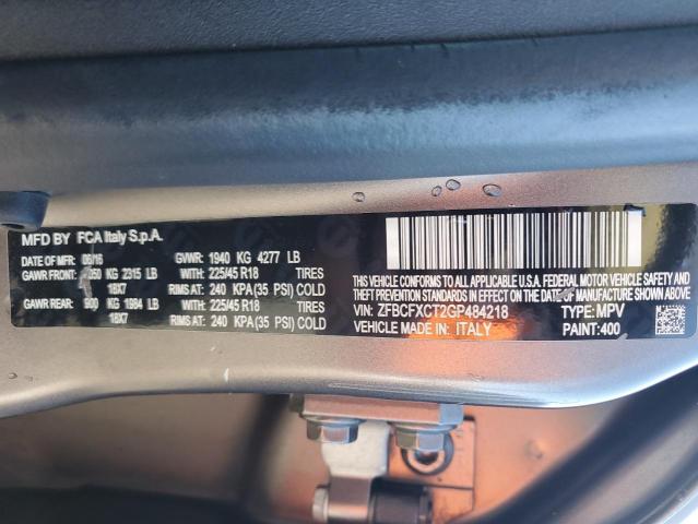 2016 FIAT 500X TREKK - ZFBCFXCT2GP484218