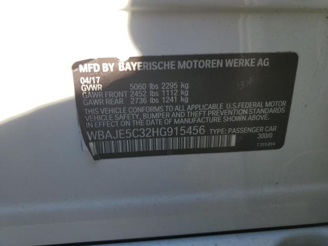 2017 BMW 540 I - WBAJE5C32HG915456