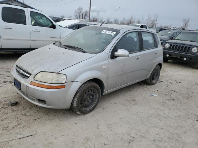 CHEVROLET AVEO 2008 silver  gas KL1TD666X8B244391 photo #1