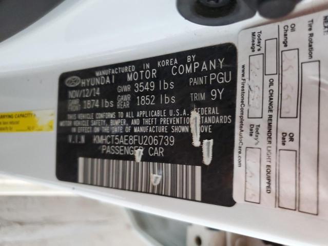 2015 HYUNDAI ACCENT GS KMHCT5AE8FU206739