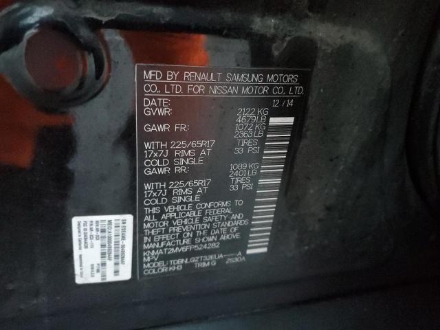 2015 NISSAN ROGUE S - KNMAT2MV6FP524282